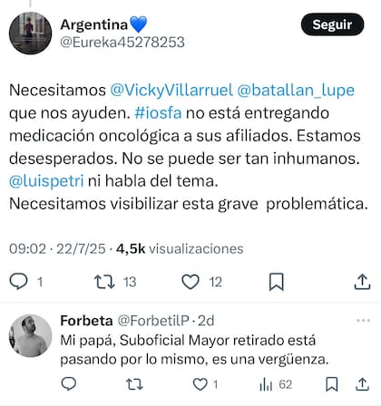 Quejas de usuarios de X por las prestaciones de Iosfa