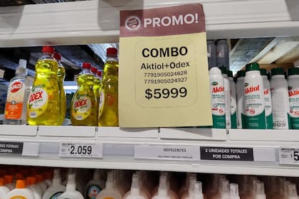 Queruclor busca aprovechar la gran demanda de repelentes para ofrecer combos en las góndolas que incluye a otros productos de la compañía como Odex