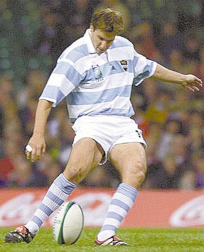 Gonzalo Quesada convirtió 31 penales en Gales 1999 para los Pumas y es el máximo anotador por esa vía en una realización de la Copa del Mundo.