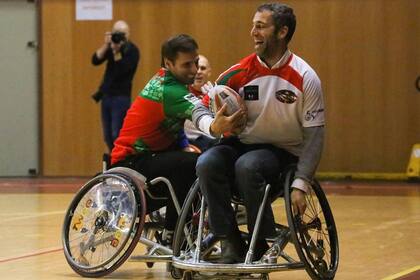 Quesada y Martín Aramburú en un evento benéfico