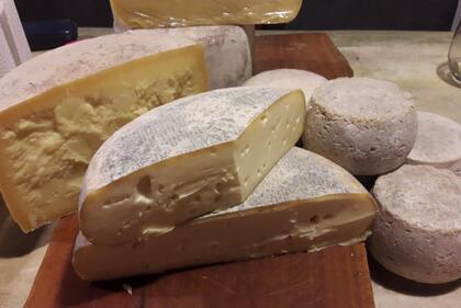 Queso M. Curtuá, Marcellin y Parmesano de La Linqueñita.