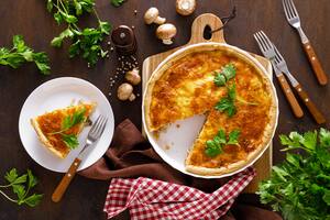 Quiche lorraine con panceta