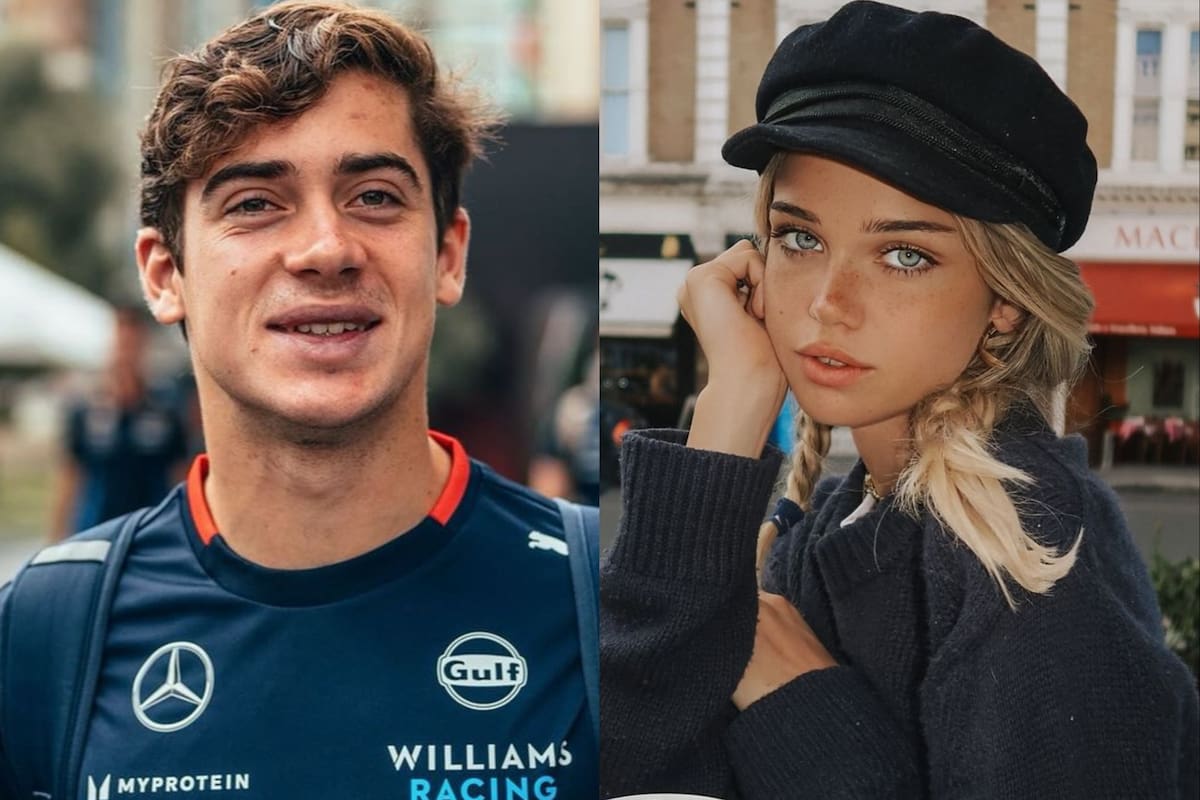 Quién es la modelo francesa que fue novia de Franco Colapinto antes de