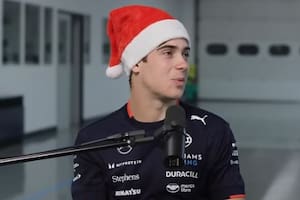 Quién le tocó en el "Papá Noel secreto” de la Fórmula 1 a Franco Colapinto (Captura: Williams Racing)