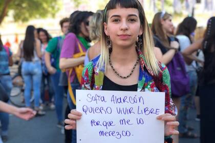"Quiero vivir libre porque me lo merezco", el pedido de Sofía