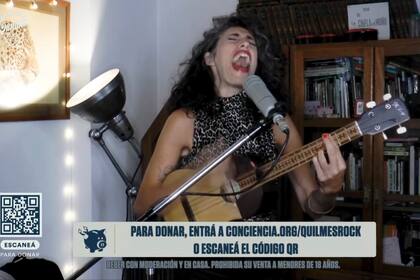 Paula Maffia es una de las artistas que participó de la edición digital del Quilmes Rock