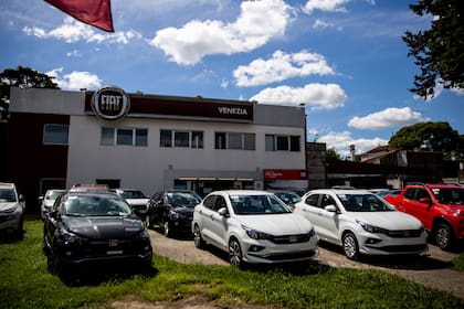 La quinta de Armando Gostanián funciona ahora como depósito para una concesionaria Fiat en Don Torcuato.