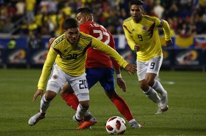 Quintero en acción: fue clave en el triunfo ante Estados Unidos y jugó 71´contra Costa Rica