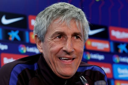 Quique Setién tiene un objetivo claro como entrenador de Barcelona: ganar la Champions League.