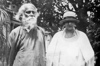 Rabindranath Tagore y Victoria Ocampo