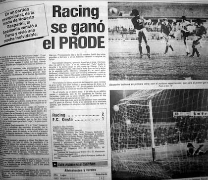 El logro de Racing de Córdoba llegó a los principales diarios del país
