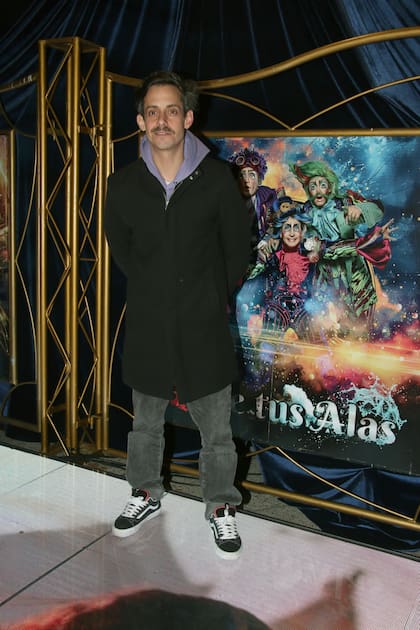 Radagast, otra de las personalidades fuertes de la escena porteña, no quiso perderse el impactante show de Flavio Mendoza