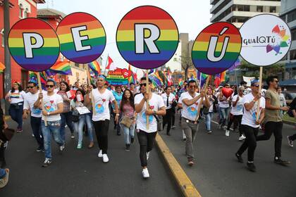 Todos los años las calles de Lima son escenario de la Marcha del Orgullo LGBTI, movilización que celebra la diversidad y pide políticas públicas contra la discriminación por orientación sexual
