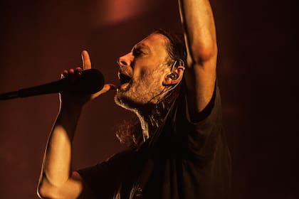 Thom Yorke en 2018, en la última visita de Radiohead a la Argentina