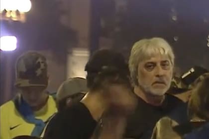Rafael Di Zeo, el año pasado, en Plaza de Mayo