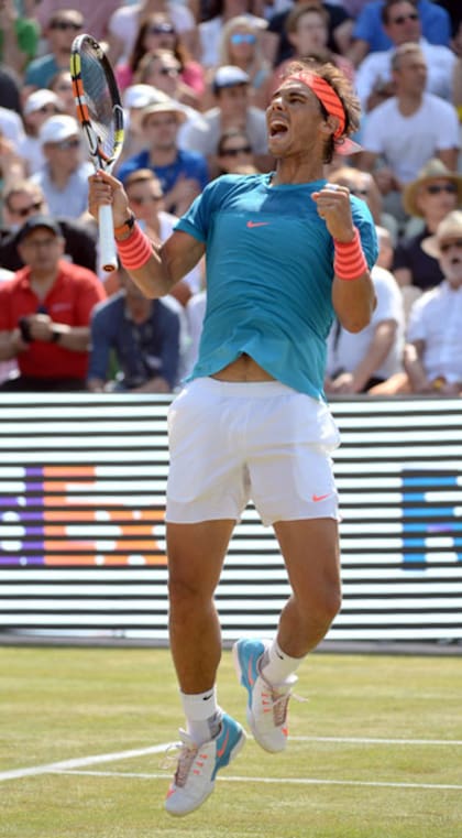 Rafa Nadal, campeón sobre césped