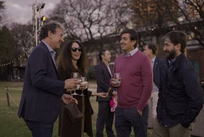 Rafael Cúneo Libarona, Ana Paula Dutil junto a Consejeros de la Asociación de Polo