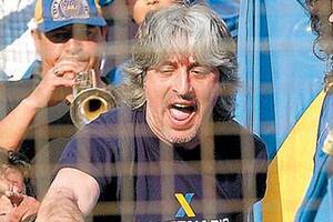 Rafael Di Zeo, en el partido Argentinos v. Boca