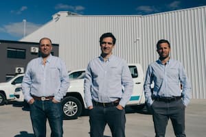 Rafael Jurado, Matías Lopresto y Daniel Bianchi, socios de la empresa