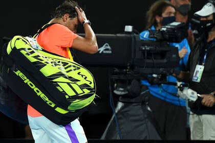 Rafael Nadal, eliminado en los cuartos de final del Abierto de Australia.