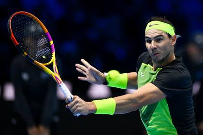 Rafael Nadal en el último ATP Finals, en Turín