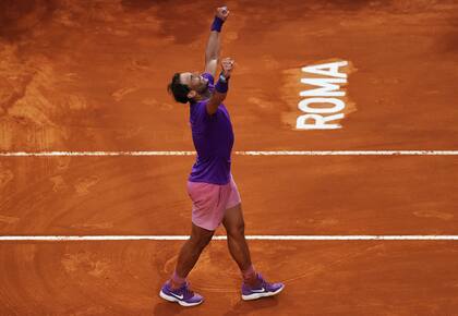 Rafael Nadal es el máximo campeón del Masters 1000 de Roma con 10 títulos, pero no participa 