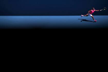 Rafael Nadal no tuvo piedad ante el boliviano Dellien y ganó en su presentación en Australia