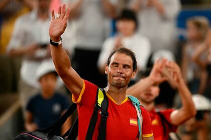 Rafael Nadal y su despedida en los Juegos Olímpicos de París, tras perder en el dobles; fue su último partido hasta el momento