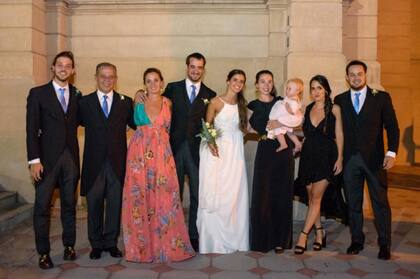 Rafael y su familia.