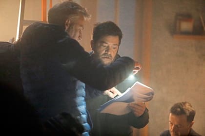 Rago, en el set de Yiya, la serie que llega a Flow este jueves