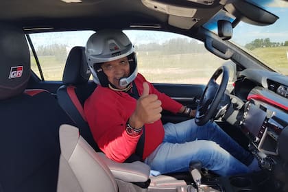 Raies a bordo de la Toyota Hilux GR-S