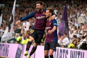 Real Madrid-Barcelona: el equipo de Messi se impuso 1-0 en un clásico caliente