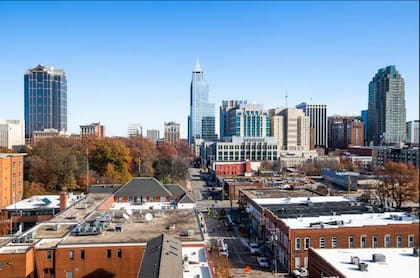 Raleigh, en Carolina del Norte, es una de las tres ciudades en las que conviene alquilar en Estados Unidos