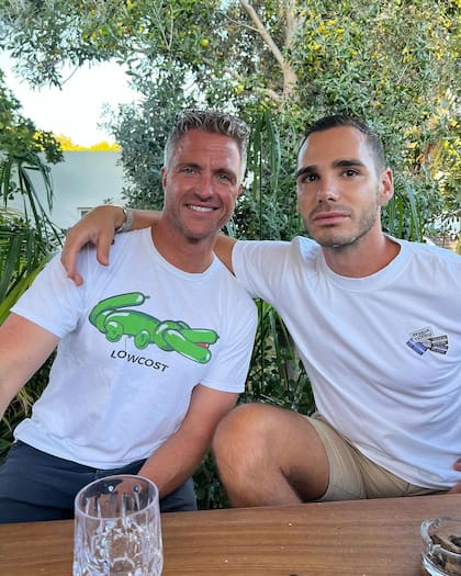 Ralf Schumacher presentó a su novio, Etienne y revolucionó las redes