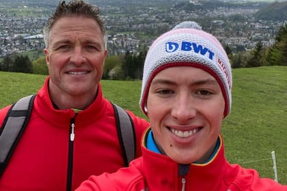 Ralf Schumacher y su hijo David