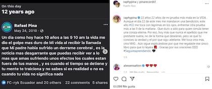 Ralphy Pina dijo que el día en que sabría su sentencia también era el aniversario luctuoso de su padre