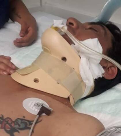 Ramírez, en el hospital.