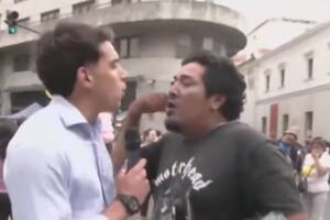 Agredieron a un cronista de LN+ que cubría la marcha del 24 de marzo