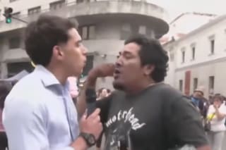 Agredieron a un cronista de LN+ que cubría la marcha del 24 de marzo