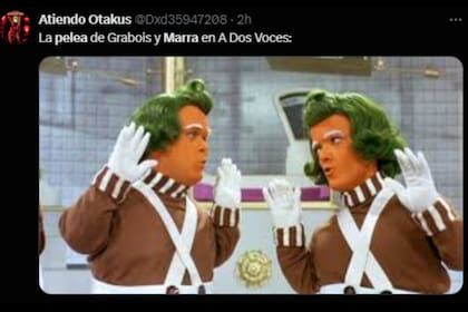 Ramiro Marra y Juan Grabois fueron blanco de memes el miércoles por la noche (Captura X)
