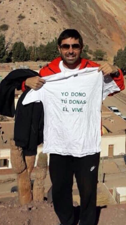 Ramiro participa de eventos deportivos para personas trasplantadas.