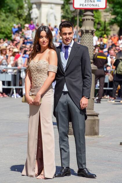 El jugador madridista Sergio Reguilón y su novia, la youtuber Marta Díaz