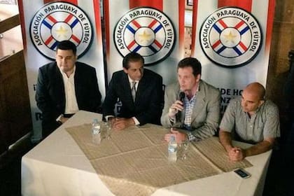 Ramón Díaz, en su presentación