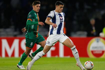Ramón Sosa, una de las piezas que Talleres reservó ante la seguidilla de partidos y quien asistió a Federico Girotti en el gol; el paraguayo podría estar jugando sus últimos en el club cordobés