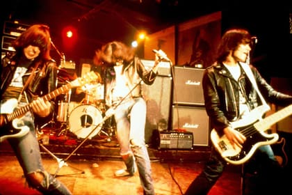 Ramones en un show en CBGB