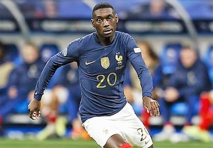 Randal Kolo Muani con la camiseta de Francia en el Mundial