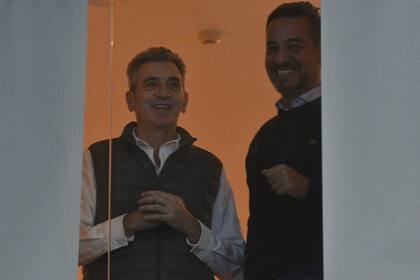 Randazzo junto Miguel Siciliano, secretario de Gobierno y Gestión General de Gabinete de la Municipalidad de Córdoba