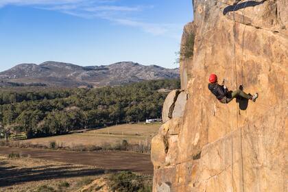 Rapel en el Valle del Picapedrero.