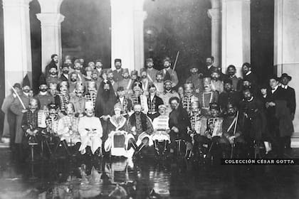 Rasputín. Probablemente, la troupe del Hospital Ramos Mejía. 1922.