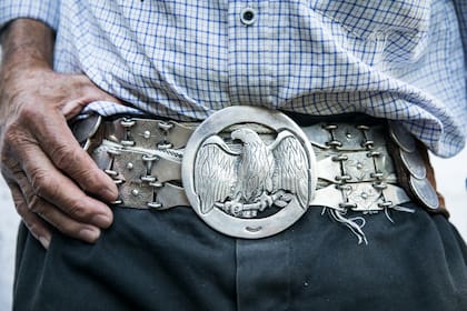 Rastra. Típico elemento gaucho. El Mosco anda con ella y su facón a toda hora.